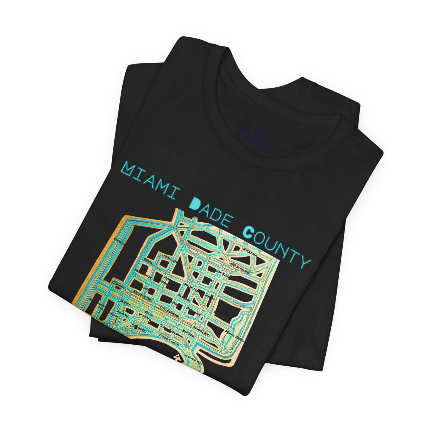 Miami Dade County Map Tee