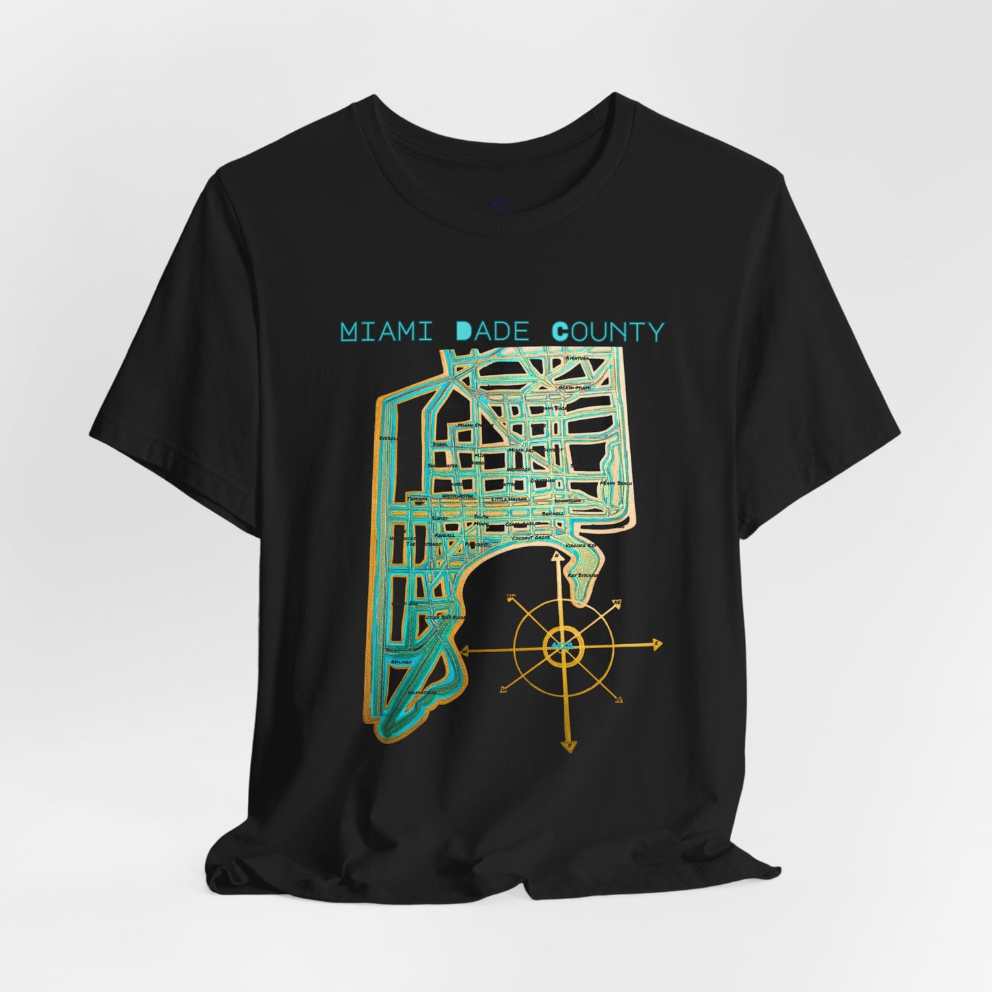 Miami Dade County Map Tee