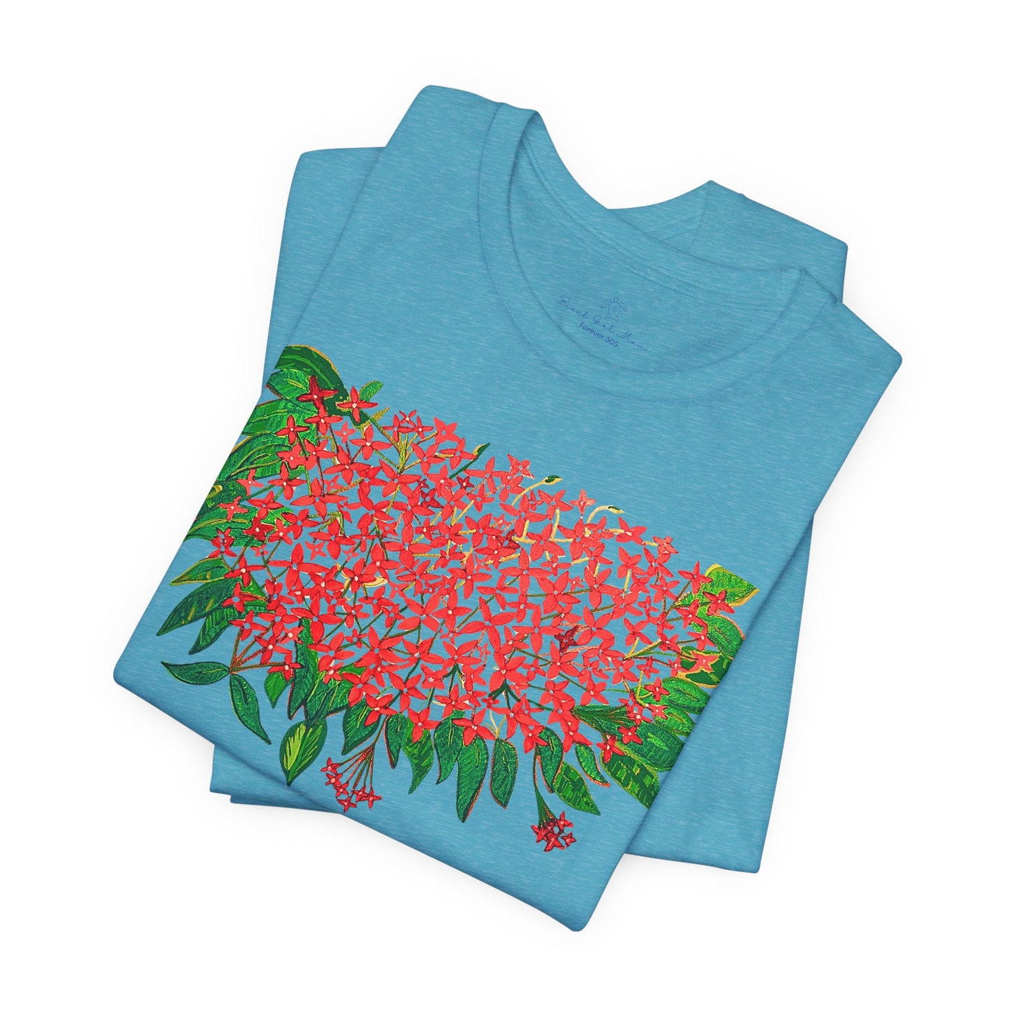 Miami Ixora Flowers Tee