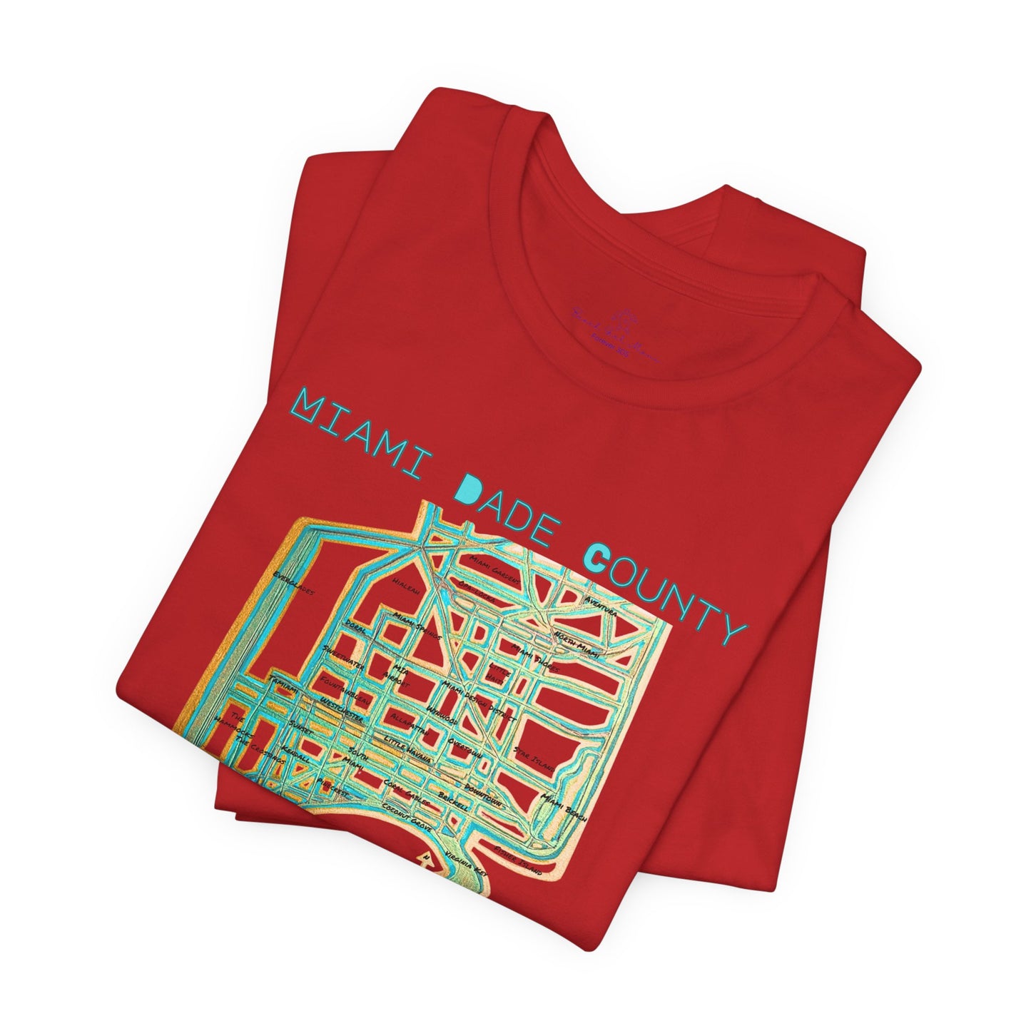 Miami Dade County Map Tee