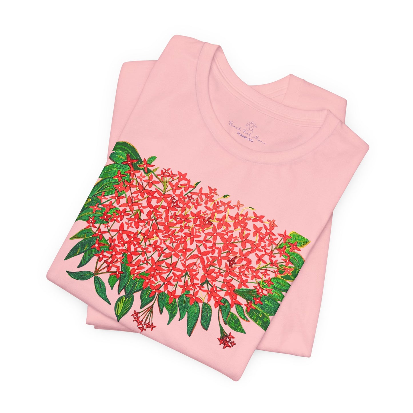Miami Ixora Flowers Tee