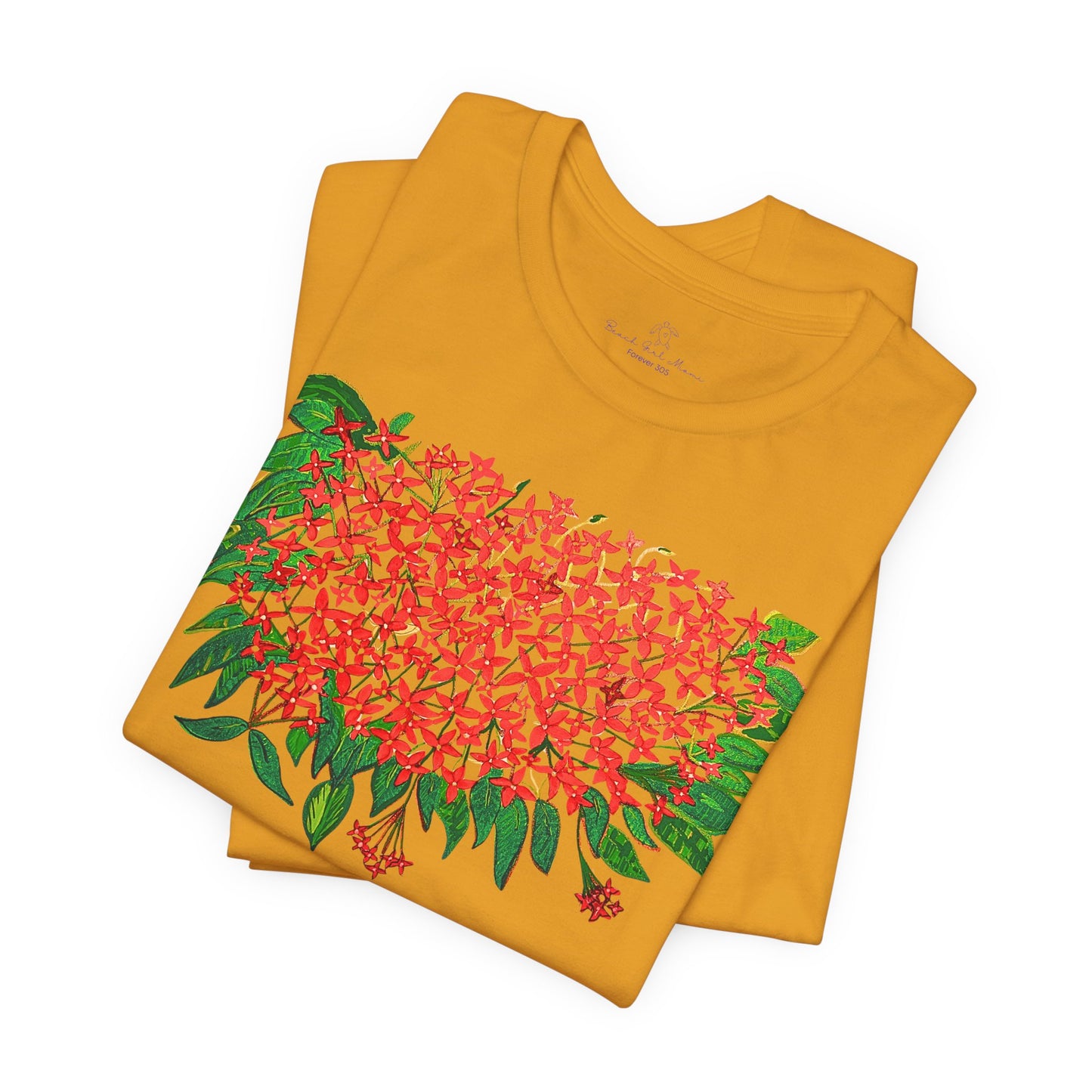 Miami Ixora Flowers Tee