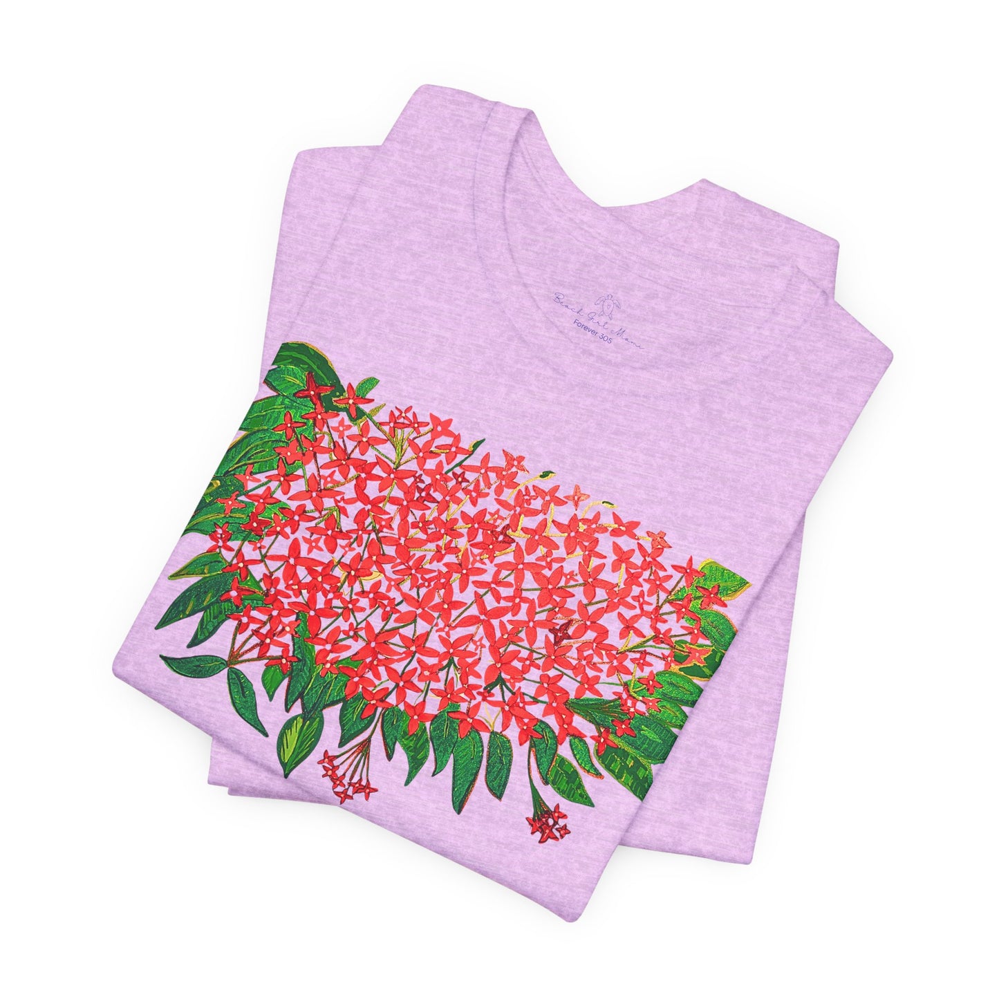 Miami Ixora Flowers Tee
