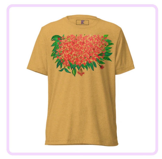 Miami Ixora Flowers Tee